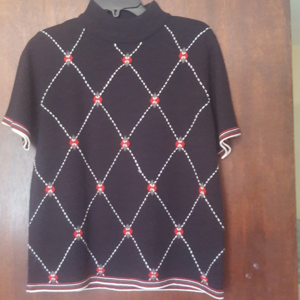 Vintage preppy argyl sweater